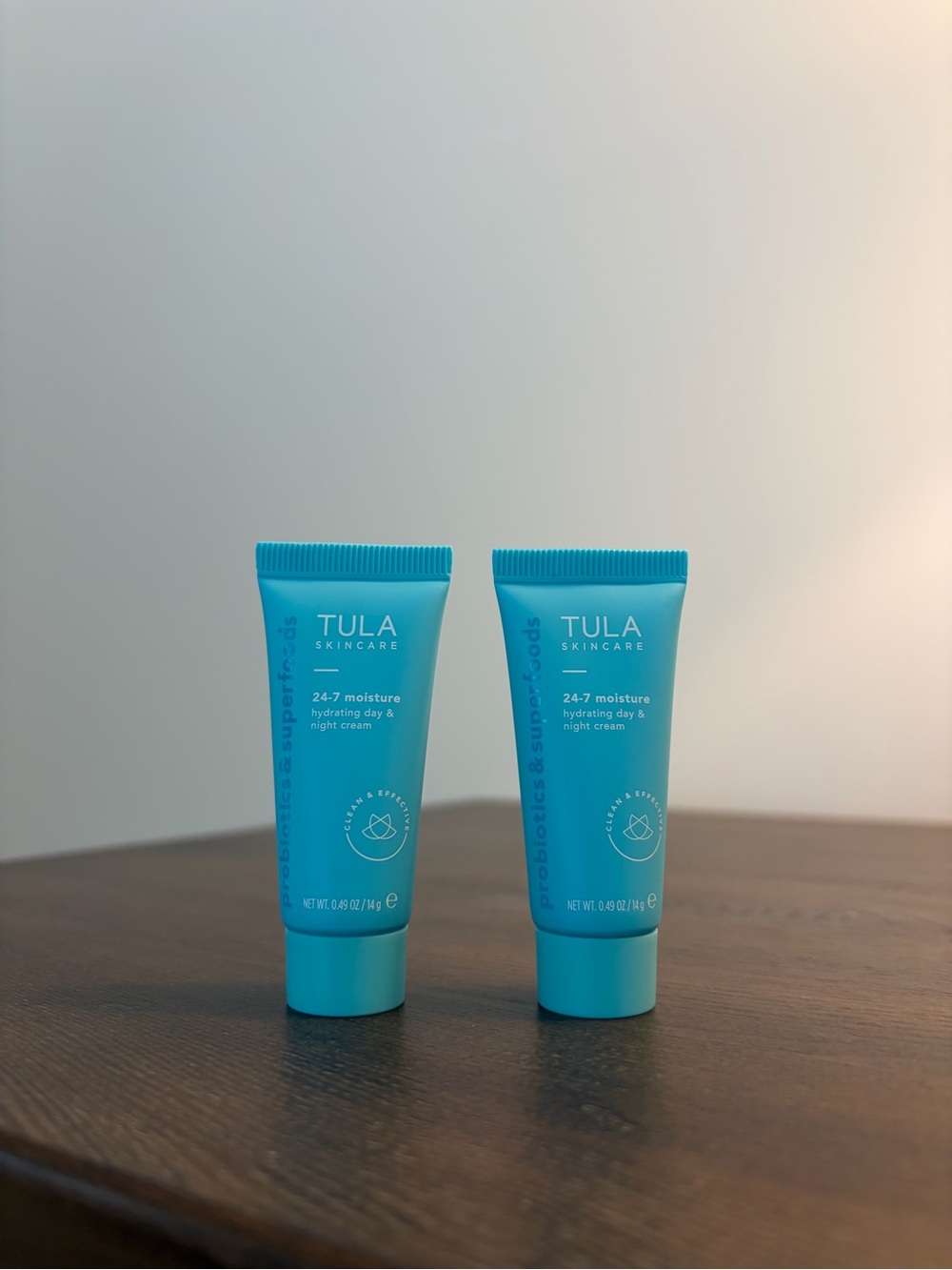 2 pack TULA Skincare 24-7 Moisture Hydrating Day & Night Cream